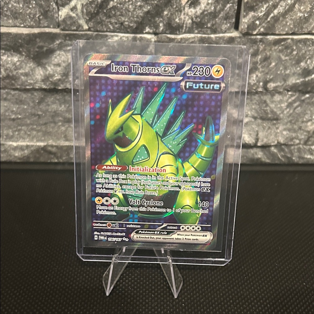 Pokemon Iron Thorns‎ EX 190/167 Card from Twilight Masquerade Set M/NM